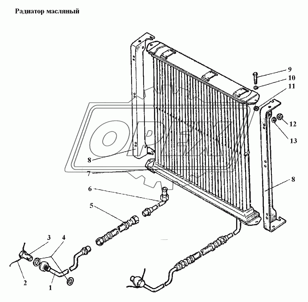 Радиатор масляный 1