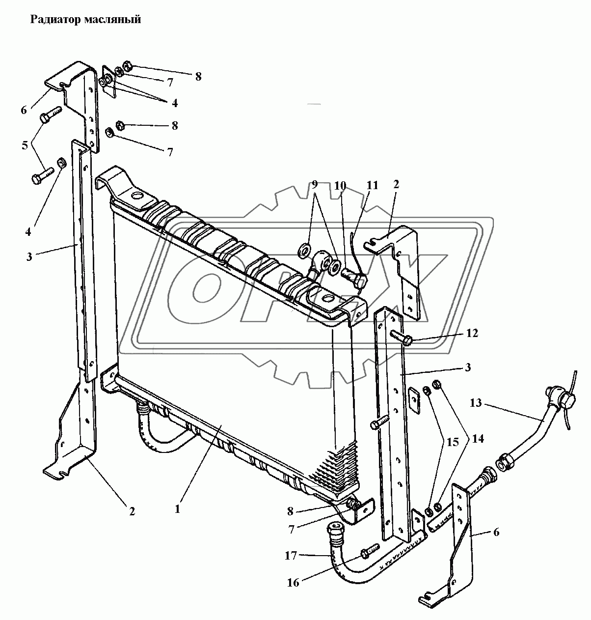 Радиатор масляный 2