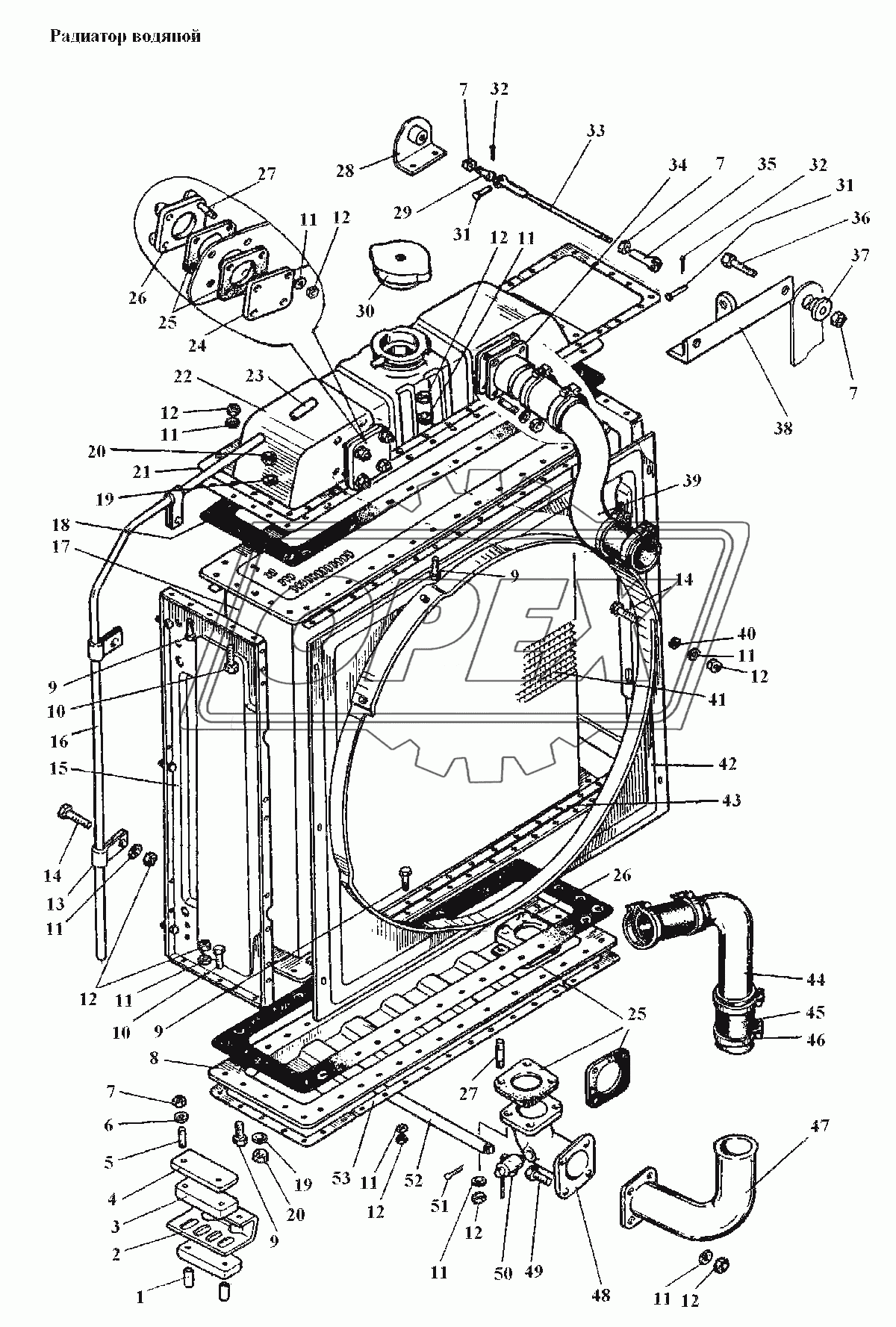 Радиатор водяной 2