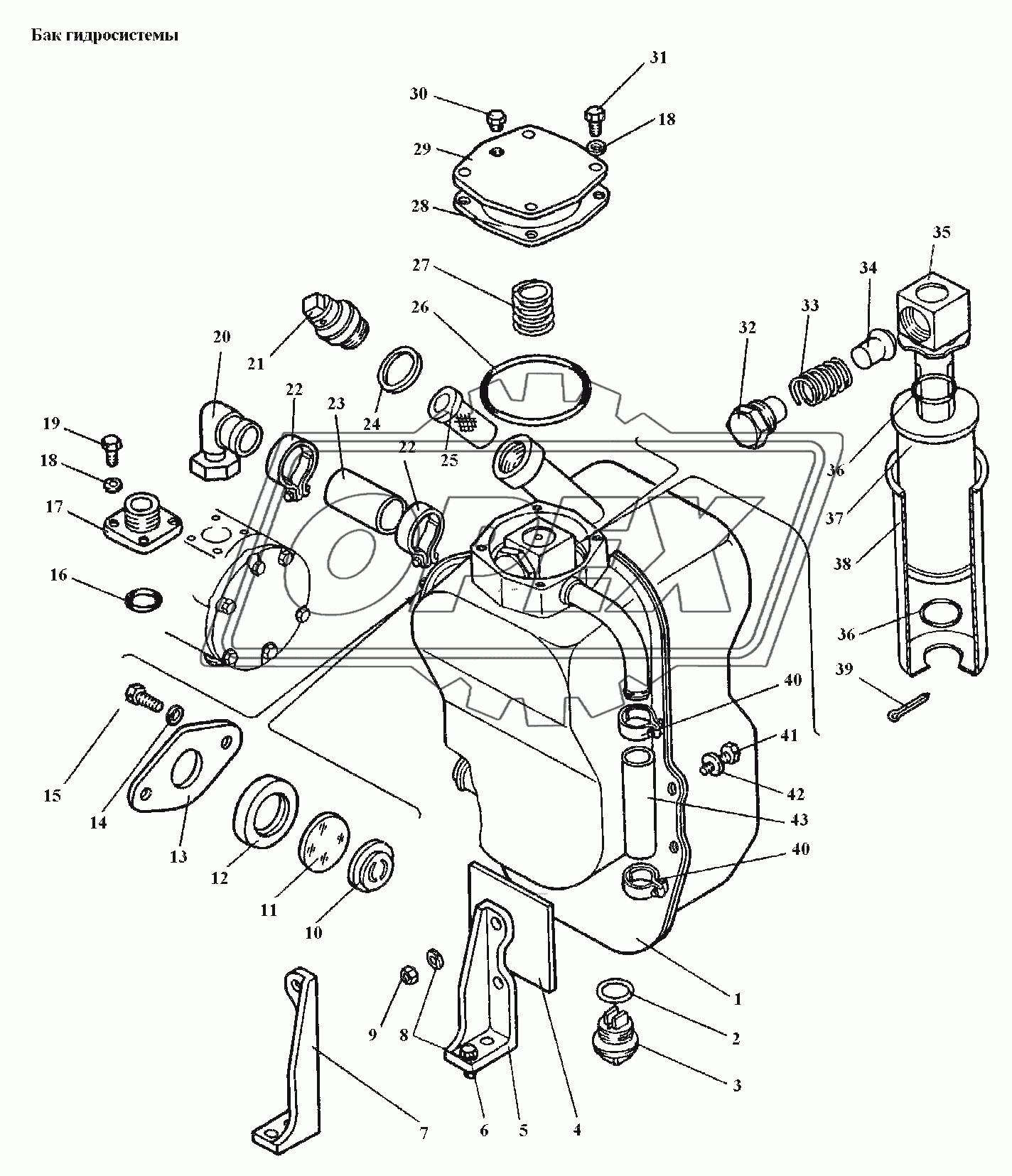Бак гидросистемы