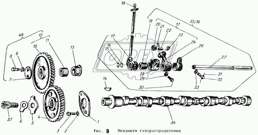 Механизм газораспределения