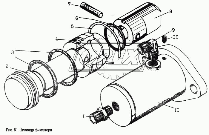 Цилиндр фиксатора