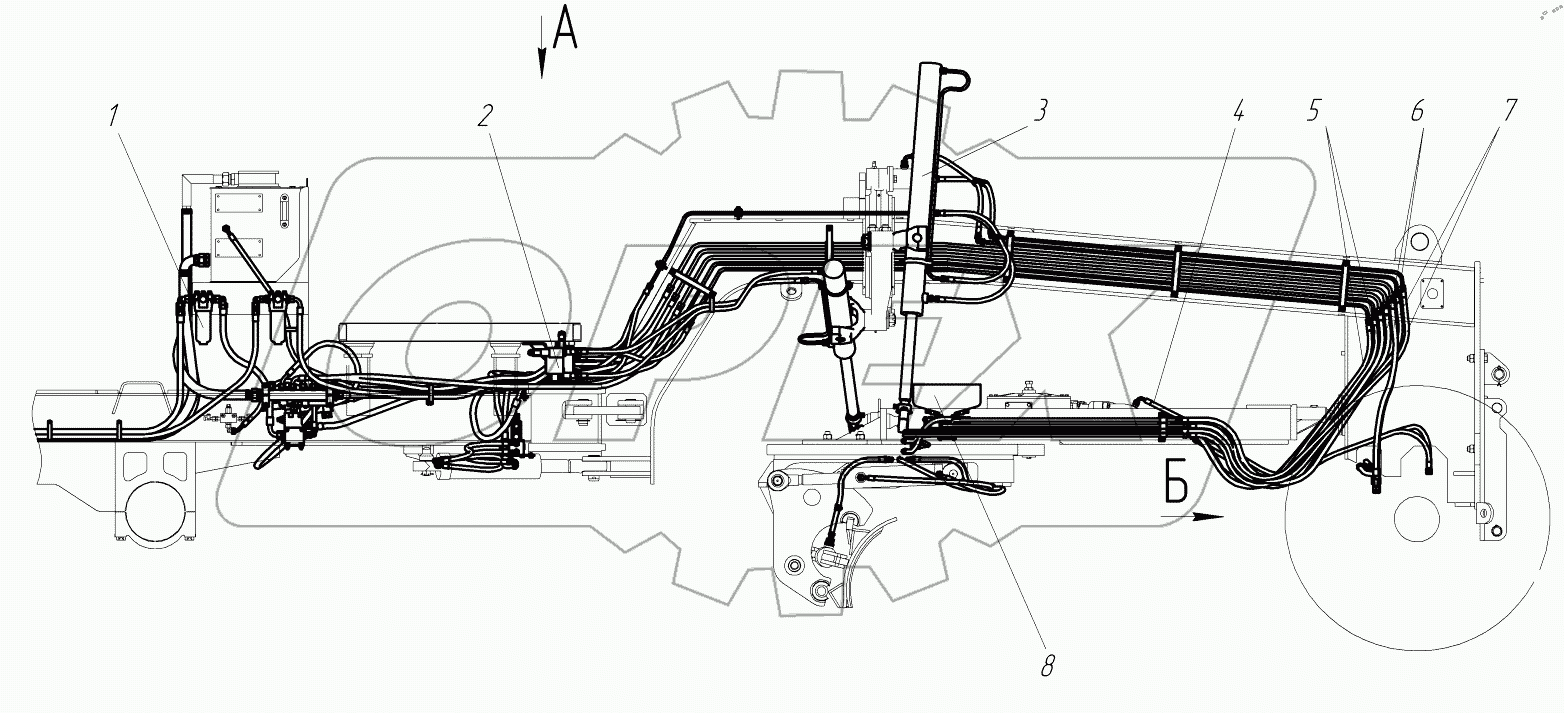  Гидросистема 727.05.00.00.000