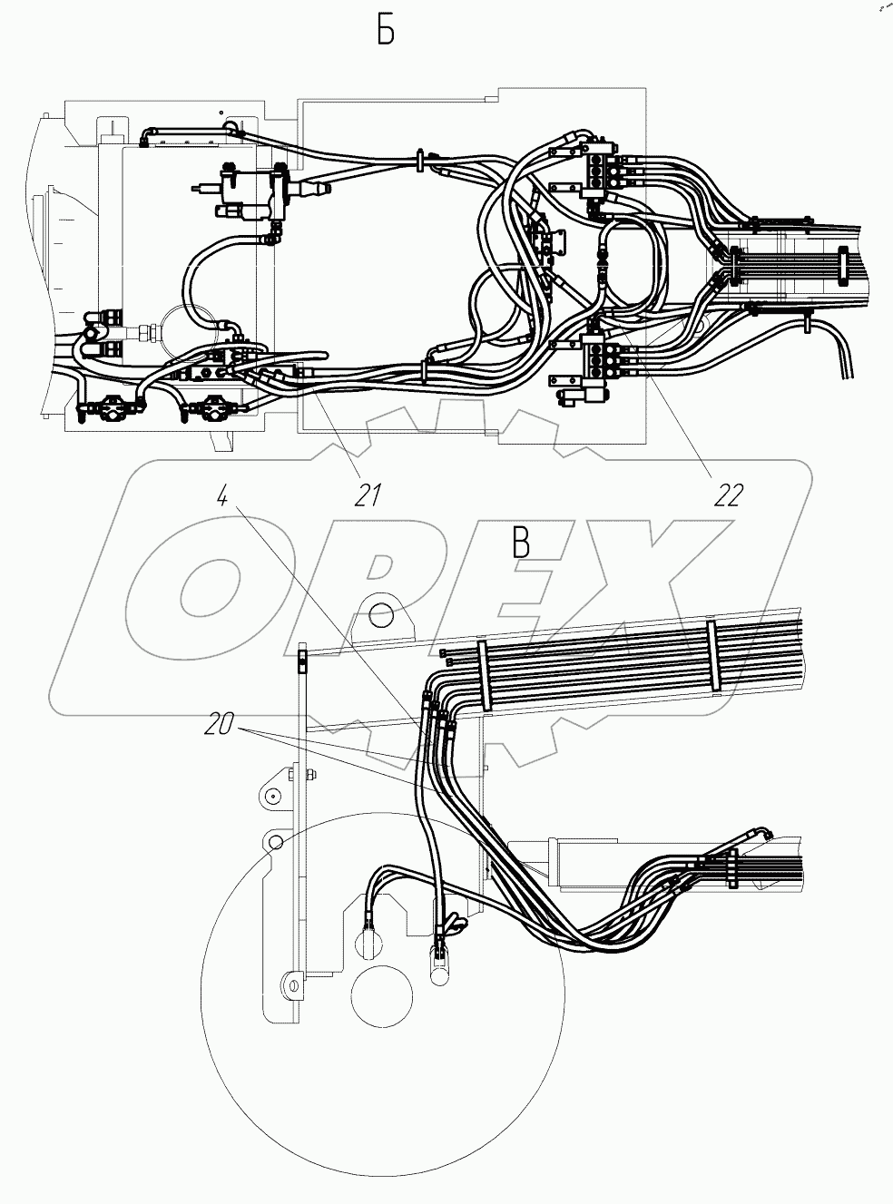  Гидросистема 727.05.00.00.000