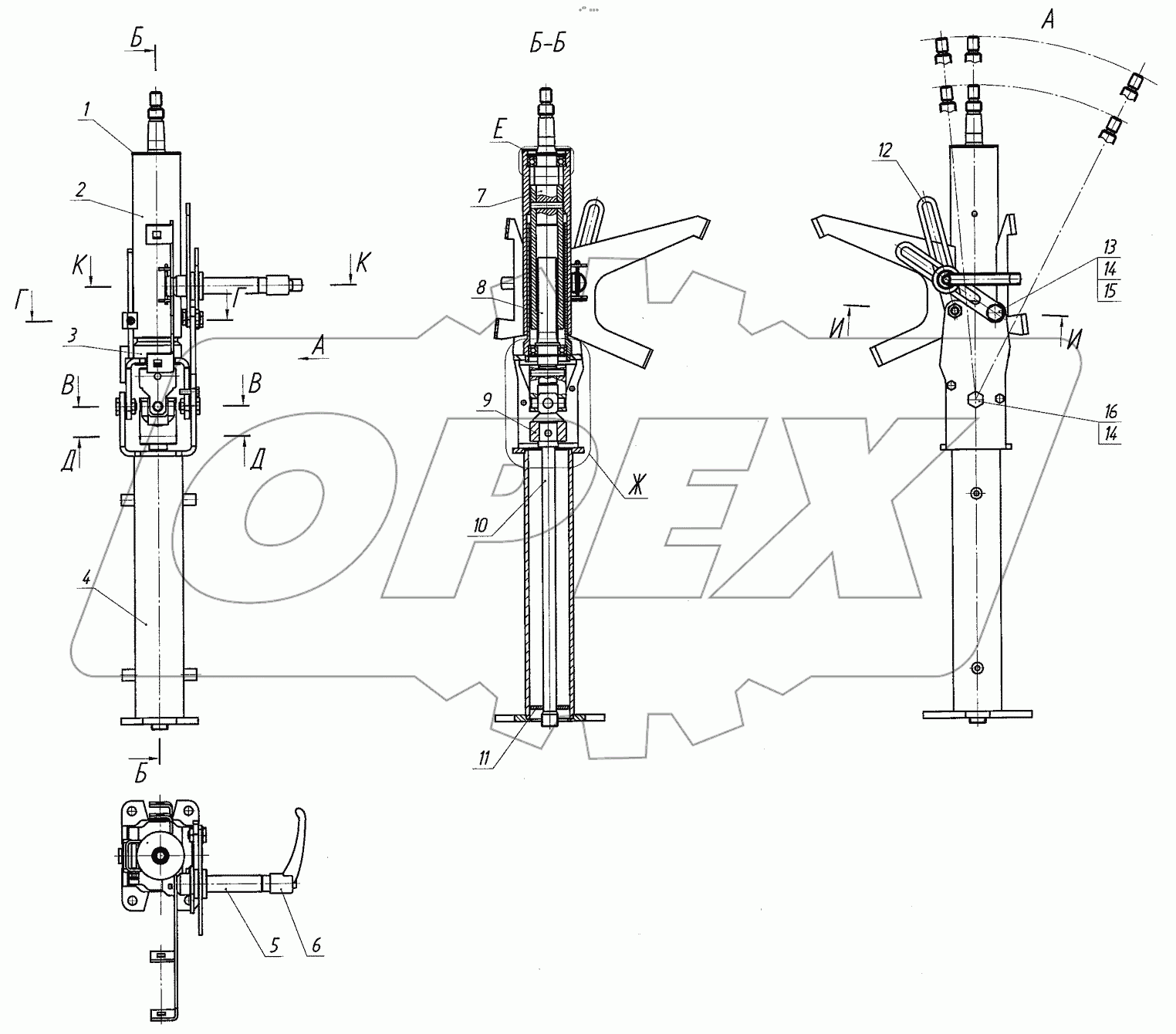  Колонка рулевая