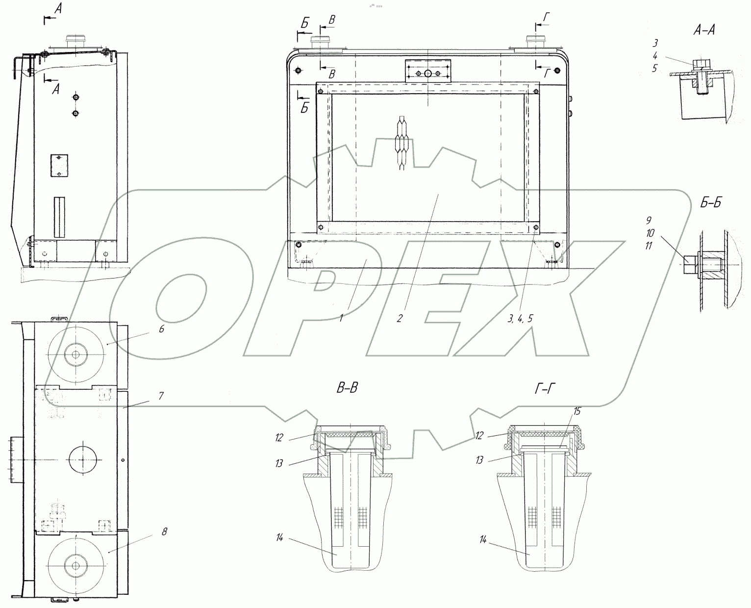  Блок масляных баков