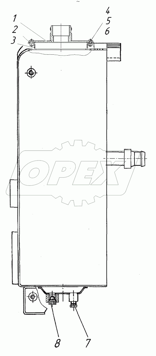  Бак масляный