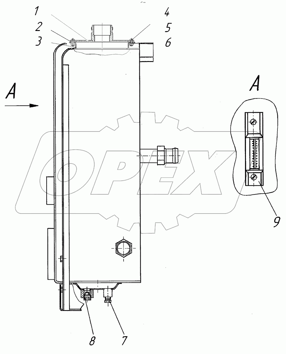  Бак масляный