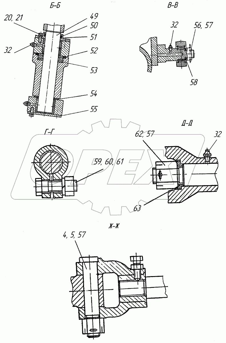  Мост передний