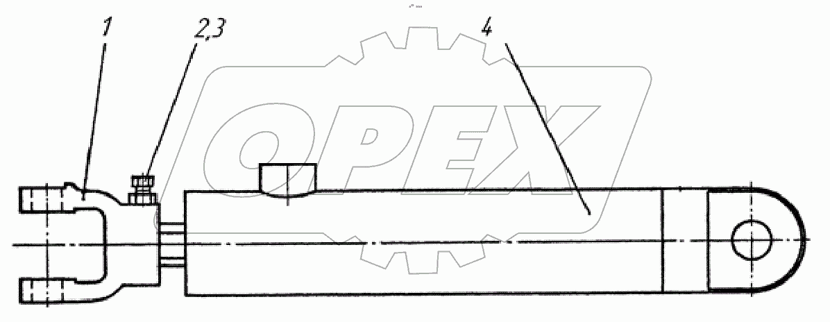  Гидроцилиндр рулевой