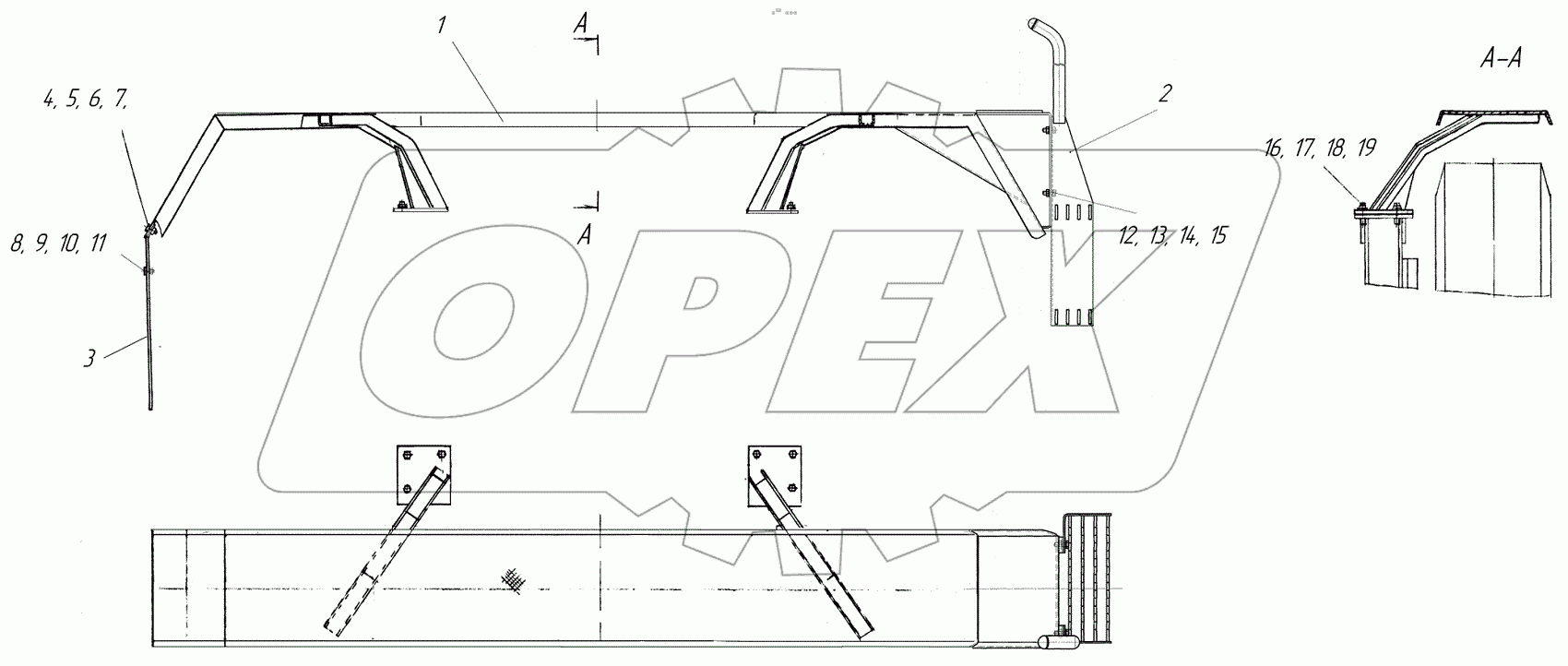 Установка задних крыльев