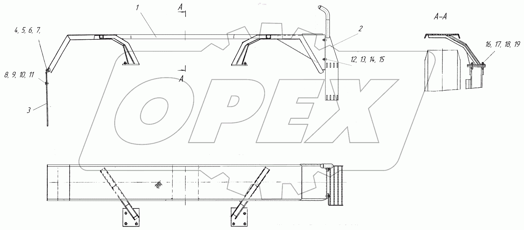  Установка задних крыльев
