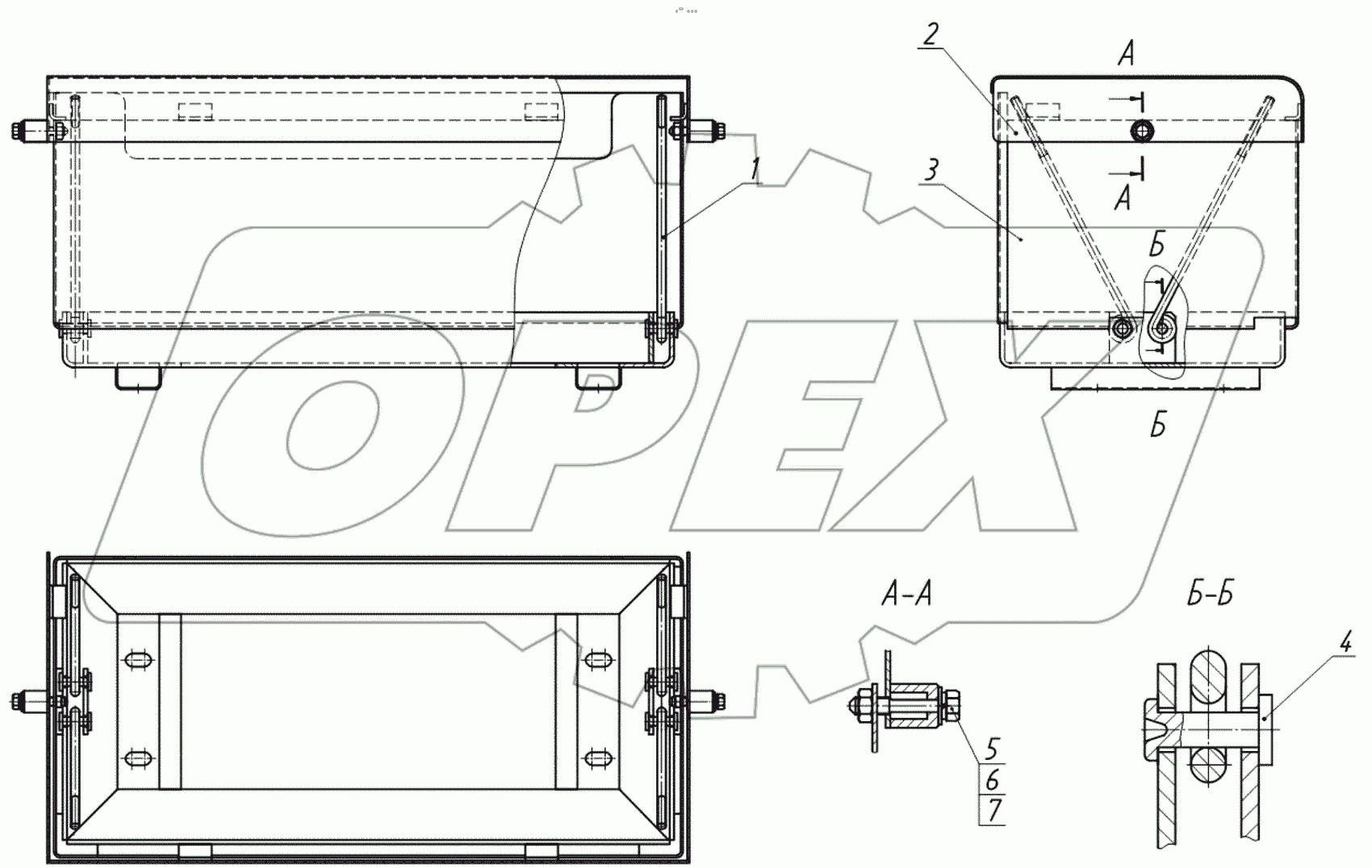  Ящик аккумуляторный