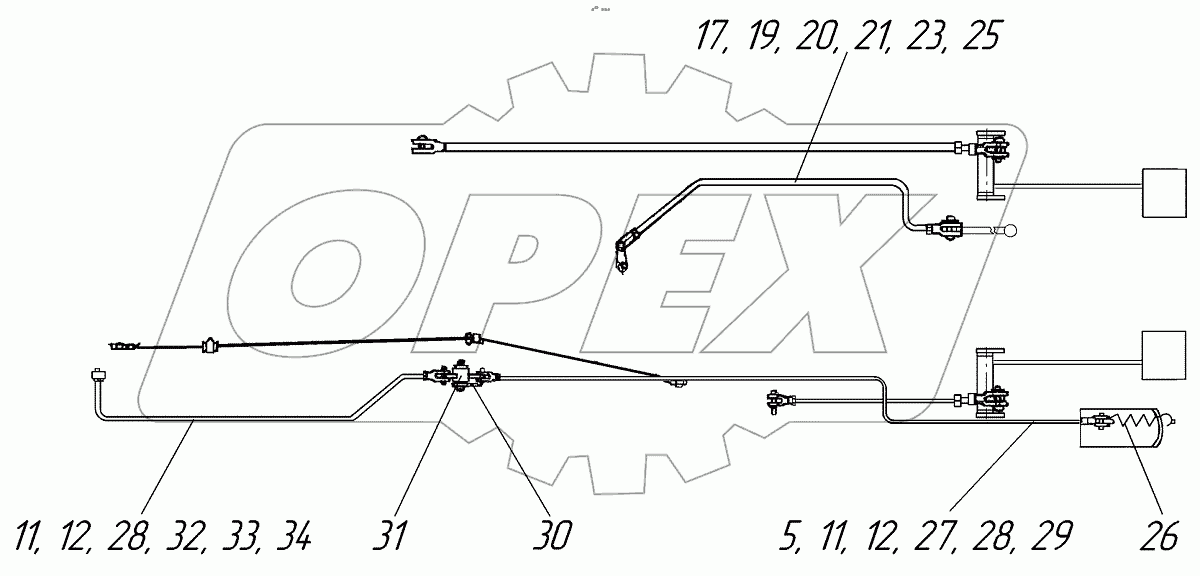  Тяги управления