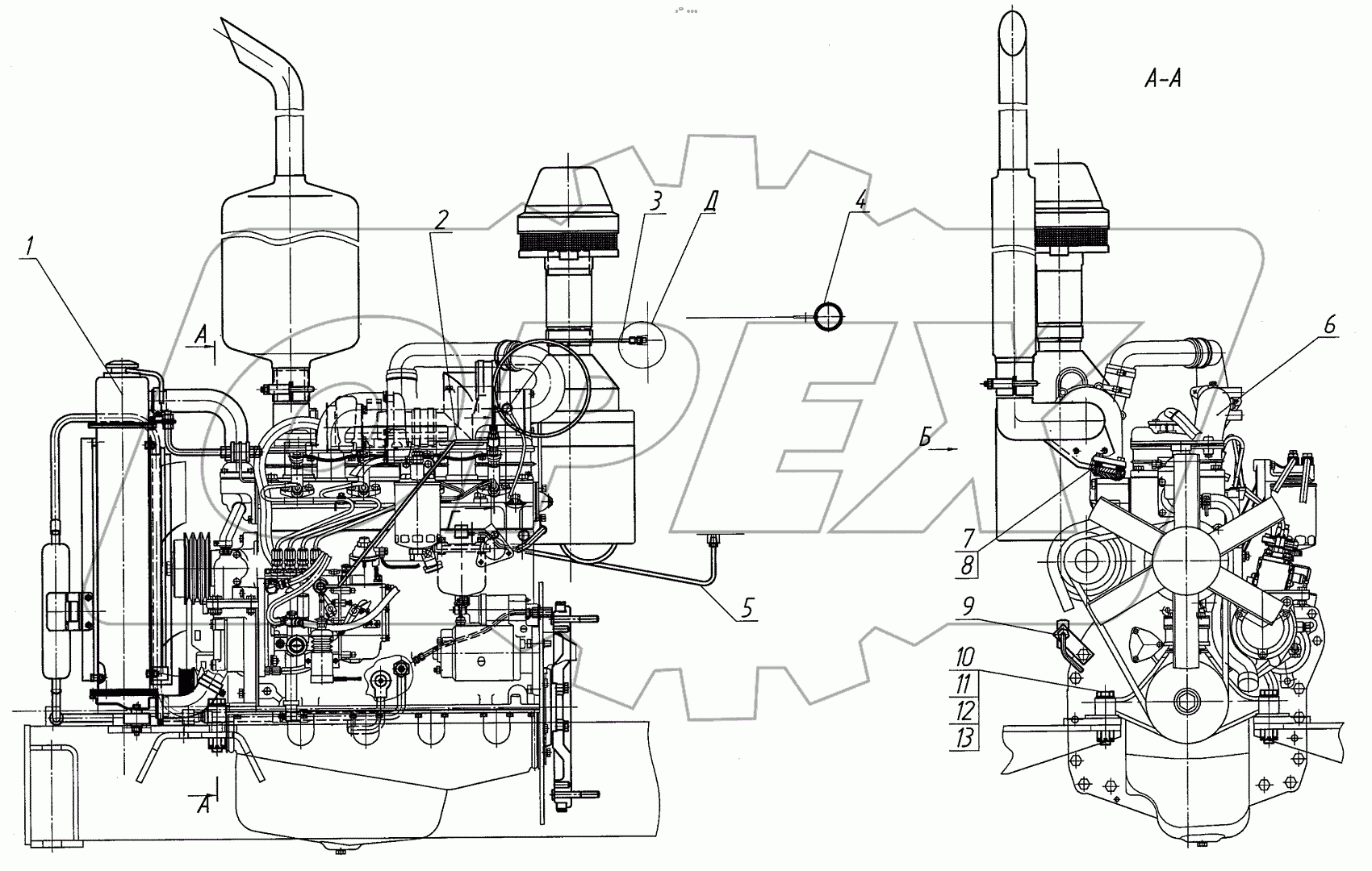  Установка силовая