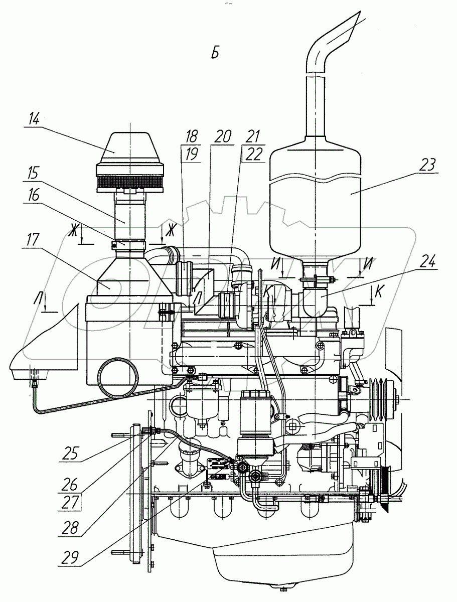  Установка силовая