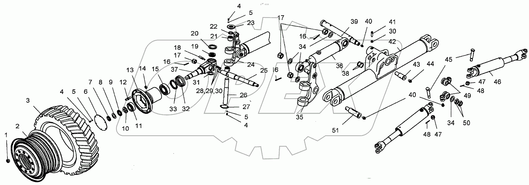  Мост передний