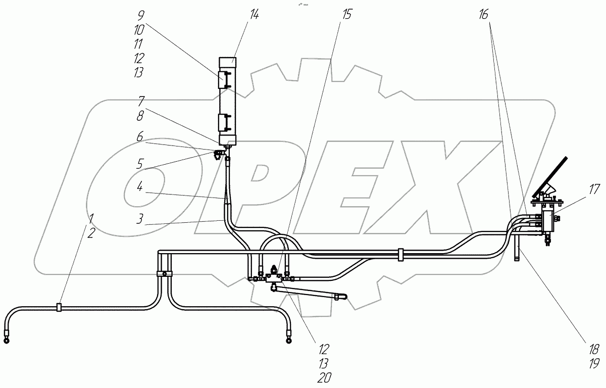  Система тормозов