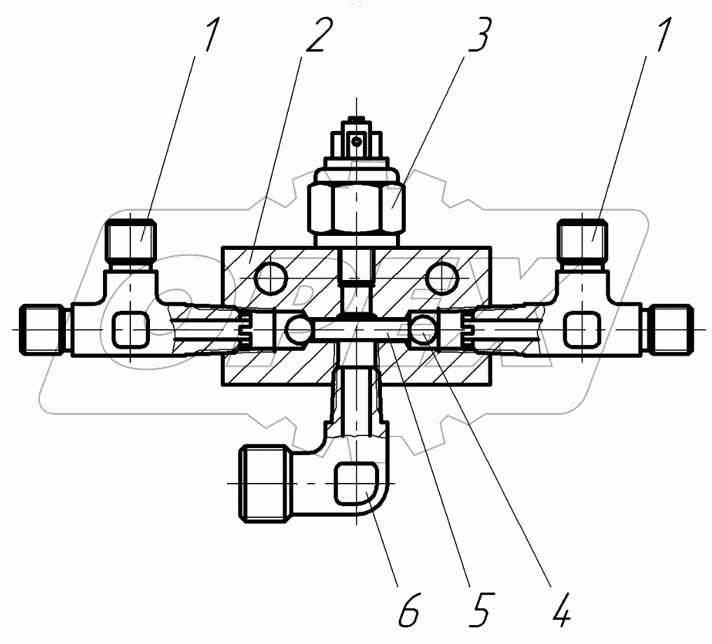  Клапан разобщительный