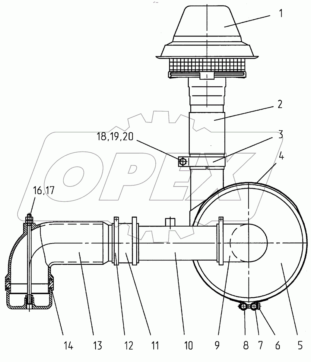  Установка воздухоочистителя
