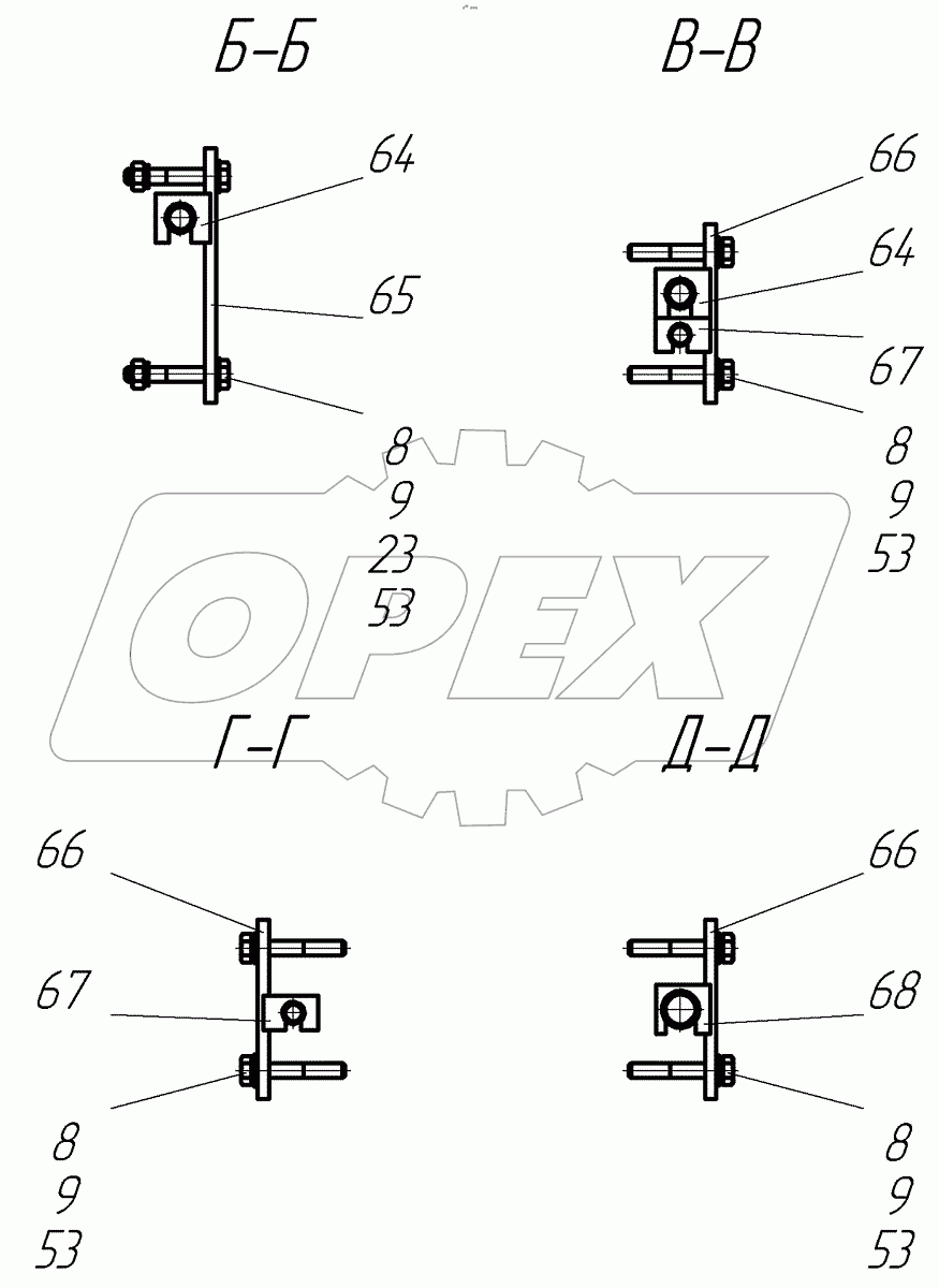  Гидросистема рамы подмоторной
