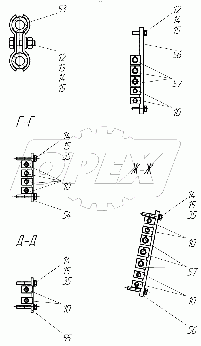  Гидросистема рамы передней