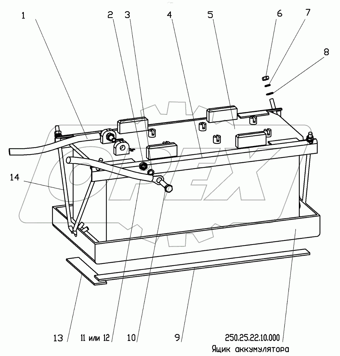  Установка аккумулятора