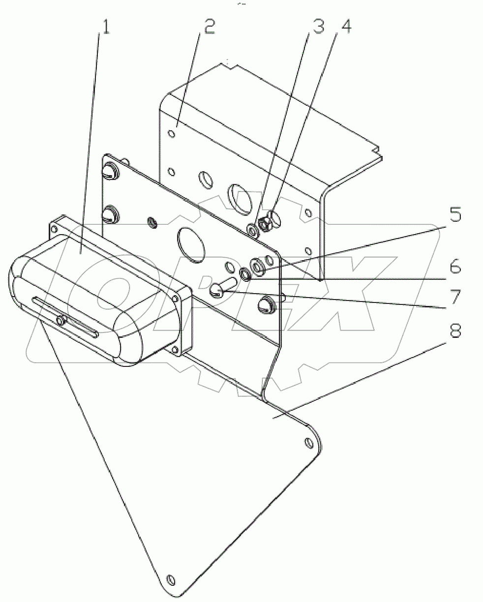  Установка фонаря освещения номерного знака