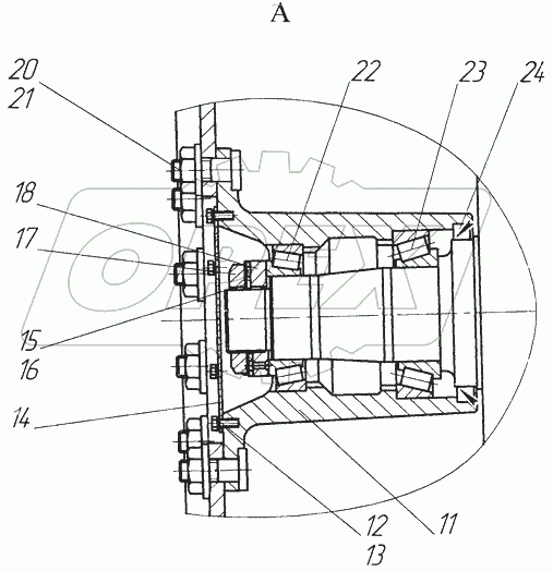  Мост передний