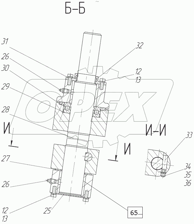  Мост передний