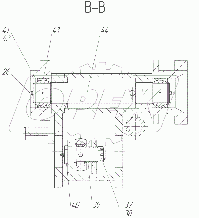  Мост передний