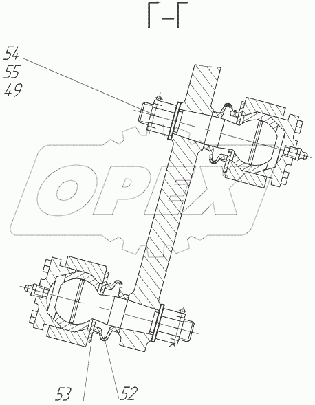  Мост передний