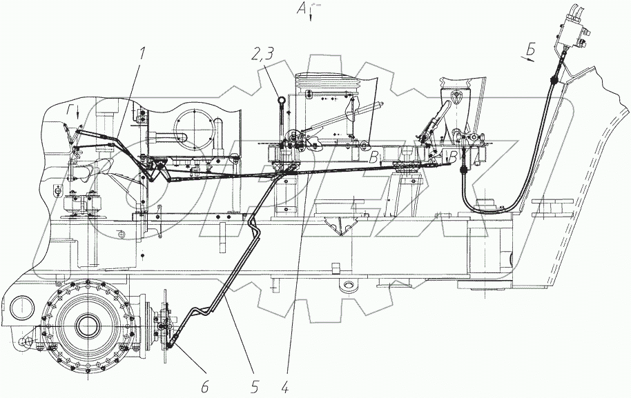  Тяги управления