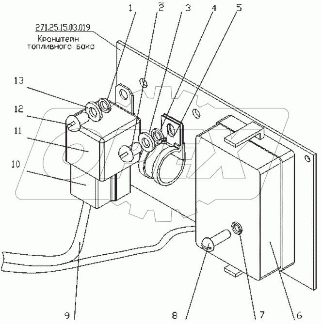  Плата предохранителя