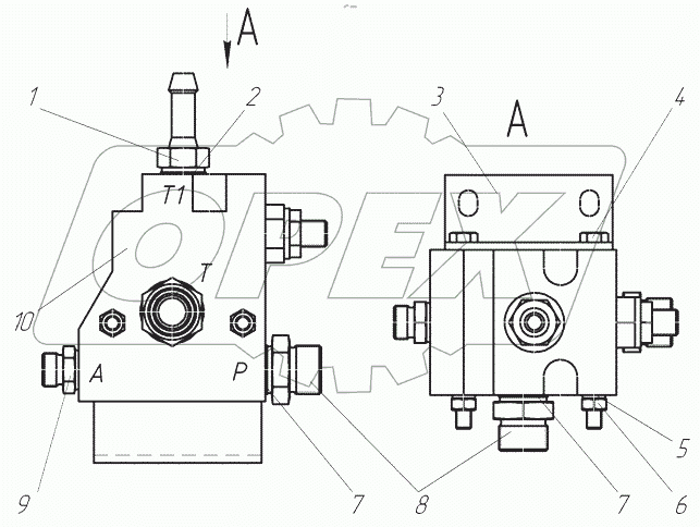 Клапан зарядки