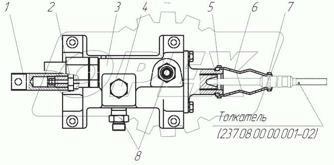  Гидроусилитель сцепления