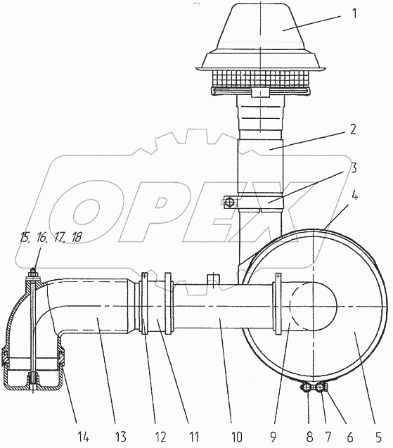  Установка воздухоочистителя