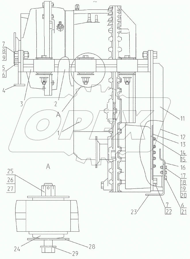  Установка коробки передач
