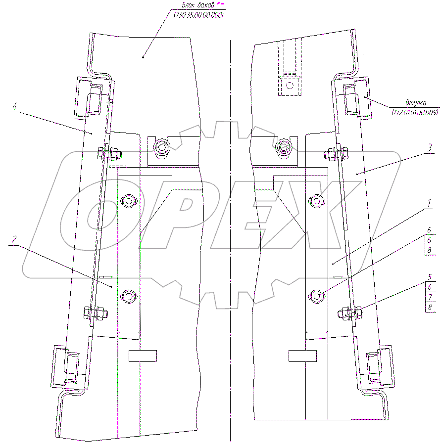 Установка кронштейнов двери