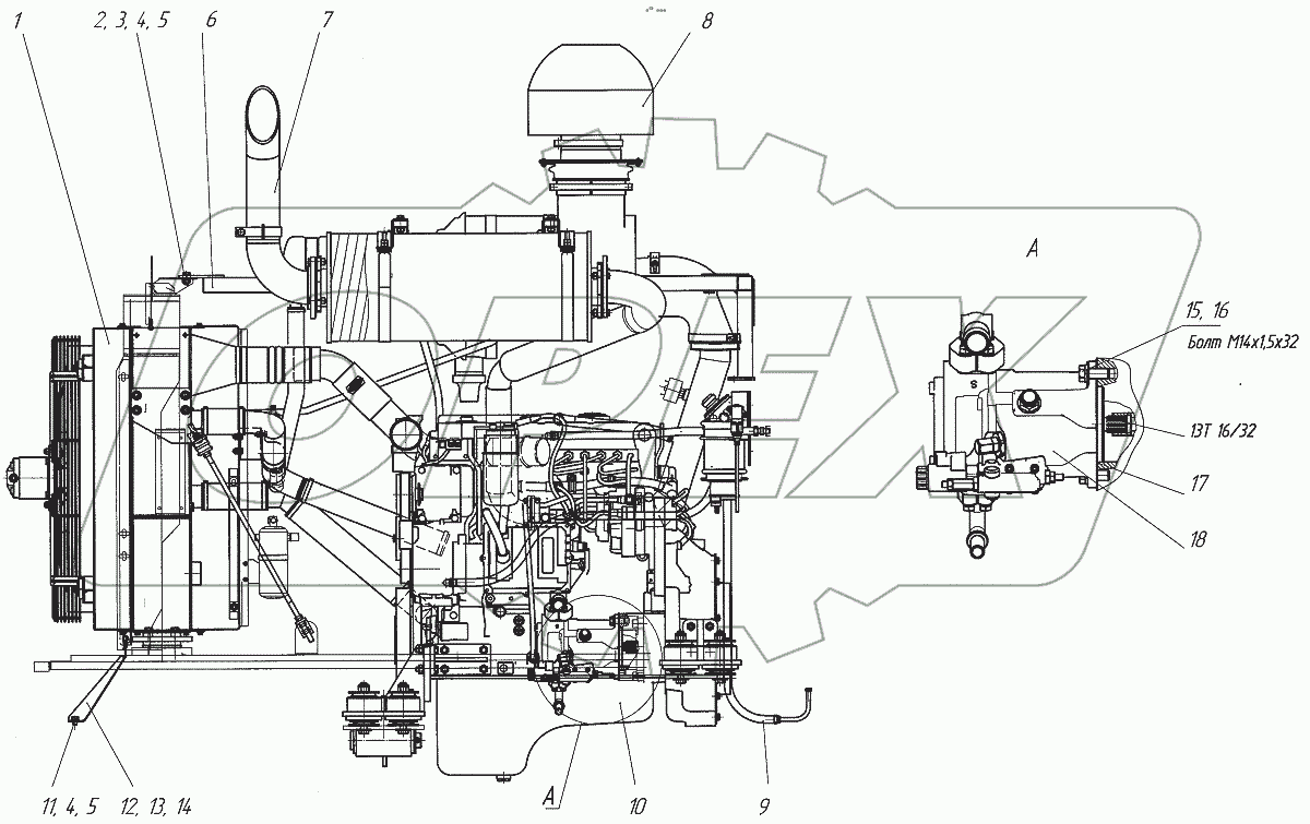  Установка силовая