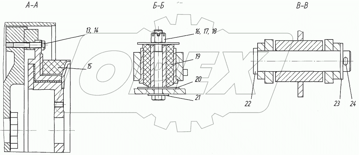  Установка двигателя