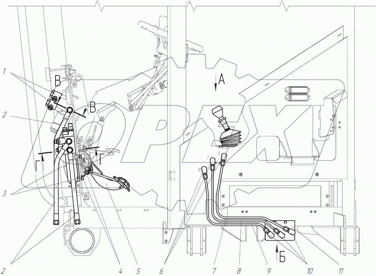  Гидросистема кабины