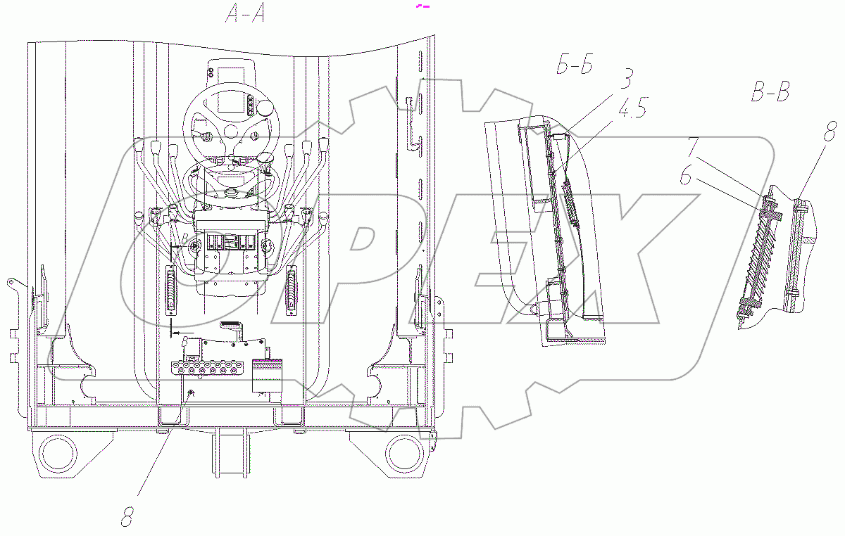  Установка рулевой колонки