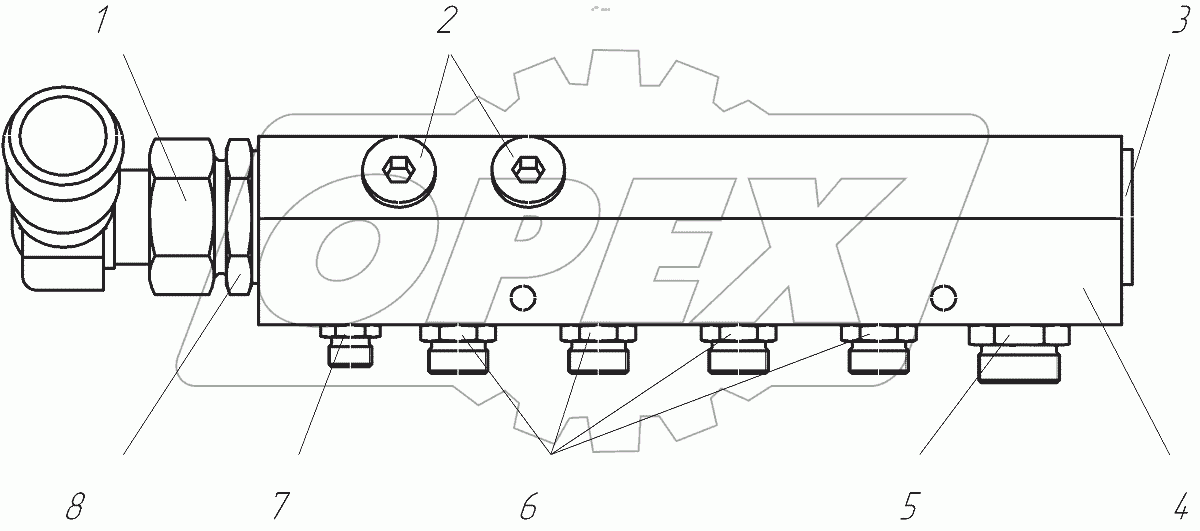  Коллектор сливной