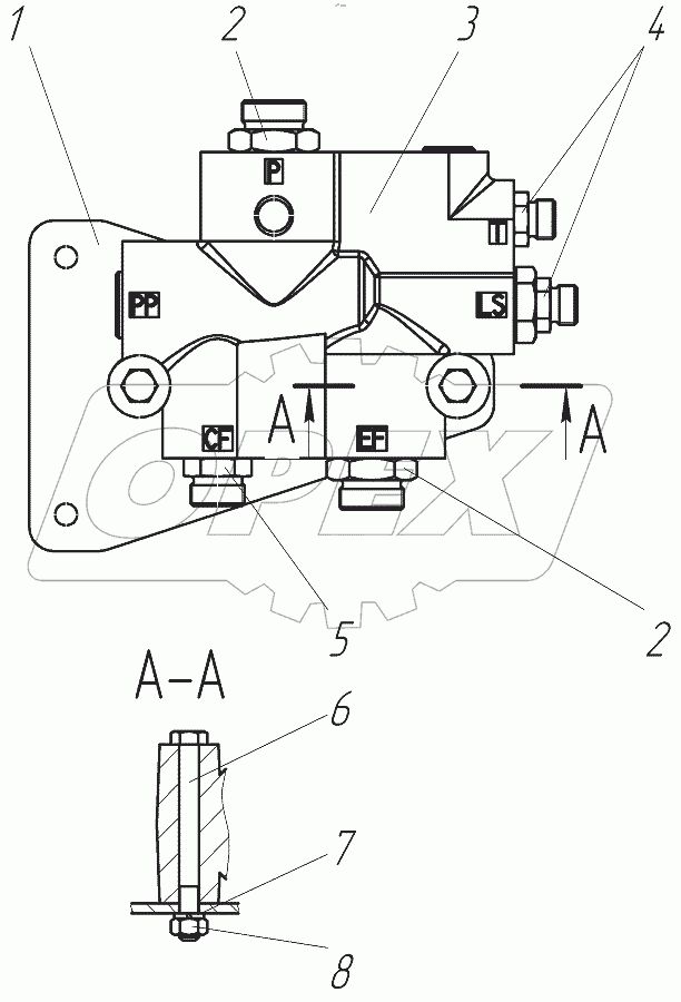 Клапан приоритетный