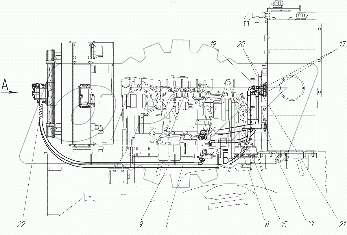  Гидросистема привода вентилятора