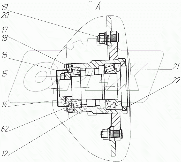  Мост передний