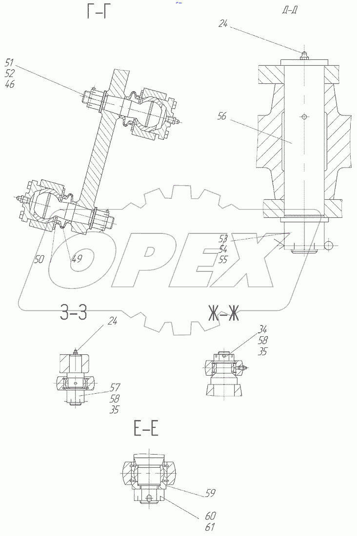  Мост передний