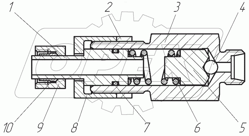  Клапан предохранительный