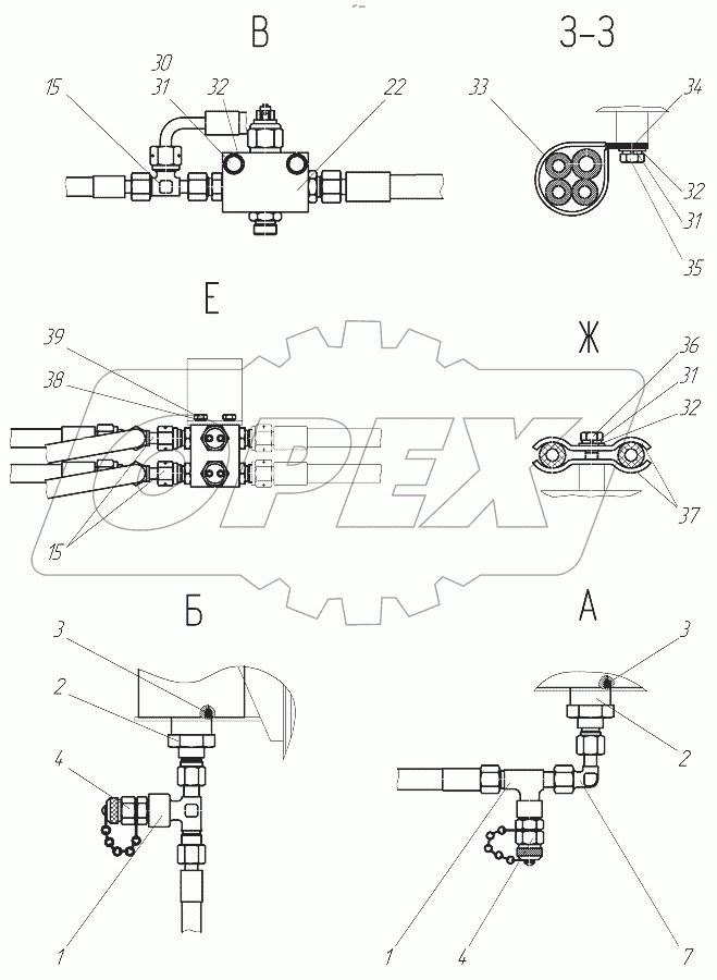  Гидросистема тормозов